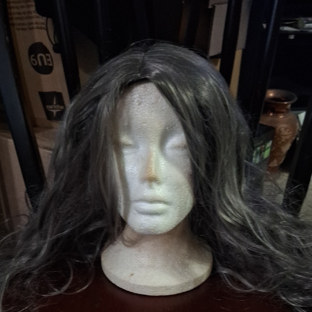 Elegant Gray Women's Wig